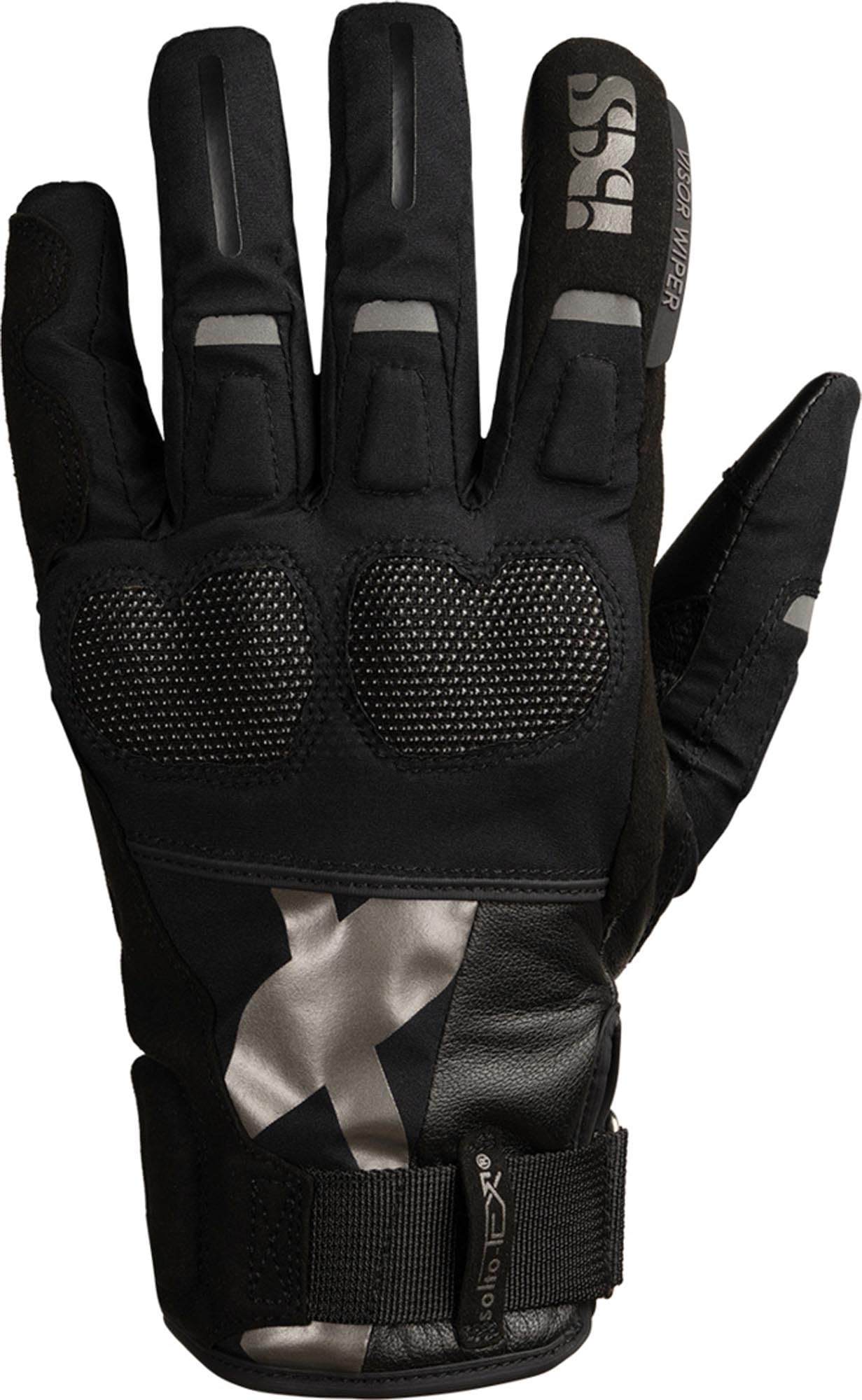 IXS Venture-STX-Z 1.0 wodoodporne rękawice motocyklowe, czarny, L