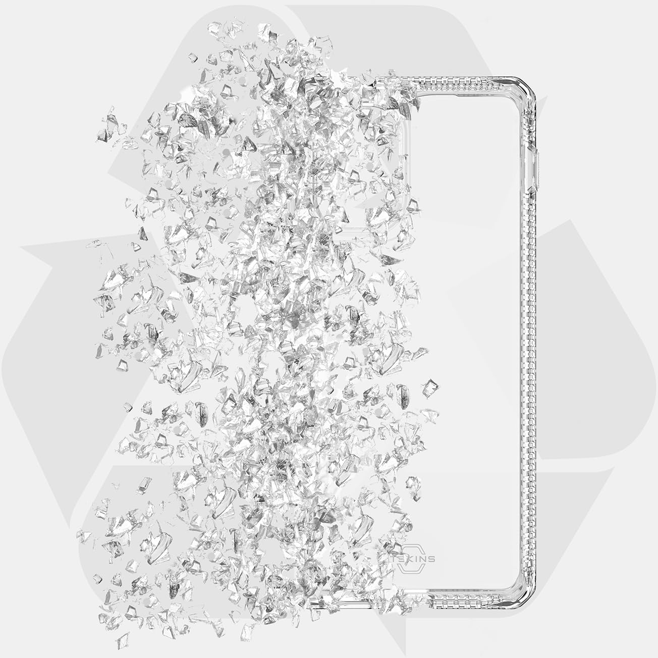 ITSKINS Spectrum R // Clear for Motorola Edge (2024) - Ultra Hybrid Case Designed, Anti-Yellowing and Protective Military Shockproof Cover, Slim Clear Phone Case - Transparent