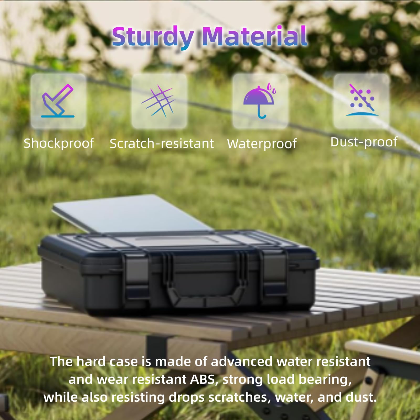 Wodoodporna Twarda Obudowa do Zestawu Mini Dish, Torba Podróżna z piankową wyściółką, do Mini, Podstawka, Adapter do Rur, Kable Zasilające