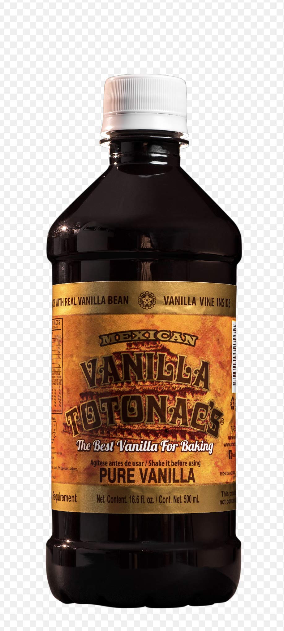 Authentic Clear Pure Mexican Vanilla Extract Totonacs 16 6oz Half Liter Bottle Buy Online In Paraguay At Desertcart 13599244