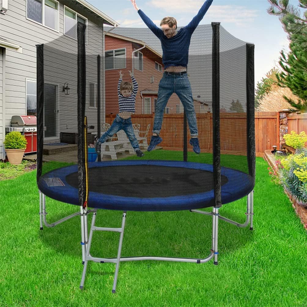 Siatka zabezpieczająca do trampoliny, pasuje do okrągłych trampolin o długości 1,8 m, 20 m, 30 m, trwała i bezpieczna siatka zastępcza dla większego bezpieczeństwa (1,8 m)