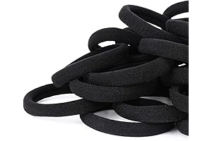 Nspring's Premium Hair Weights: 50PCS Seamless Cotton Hair Ties for Women