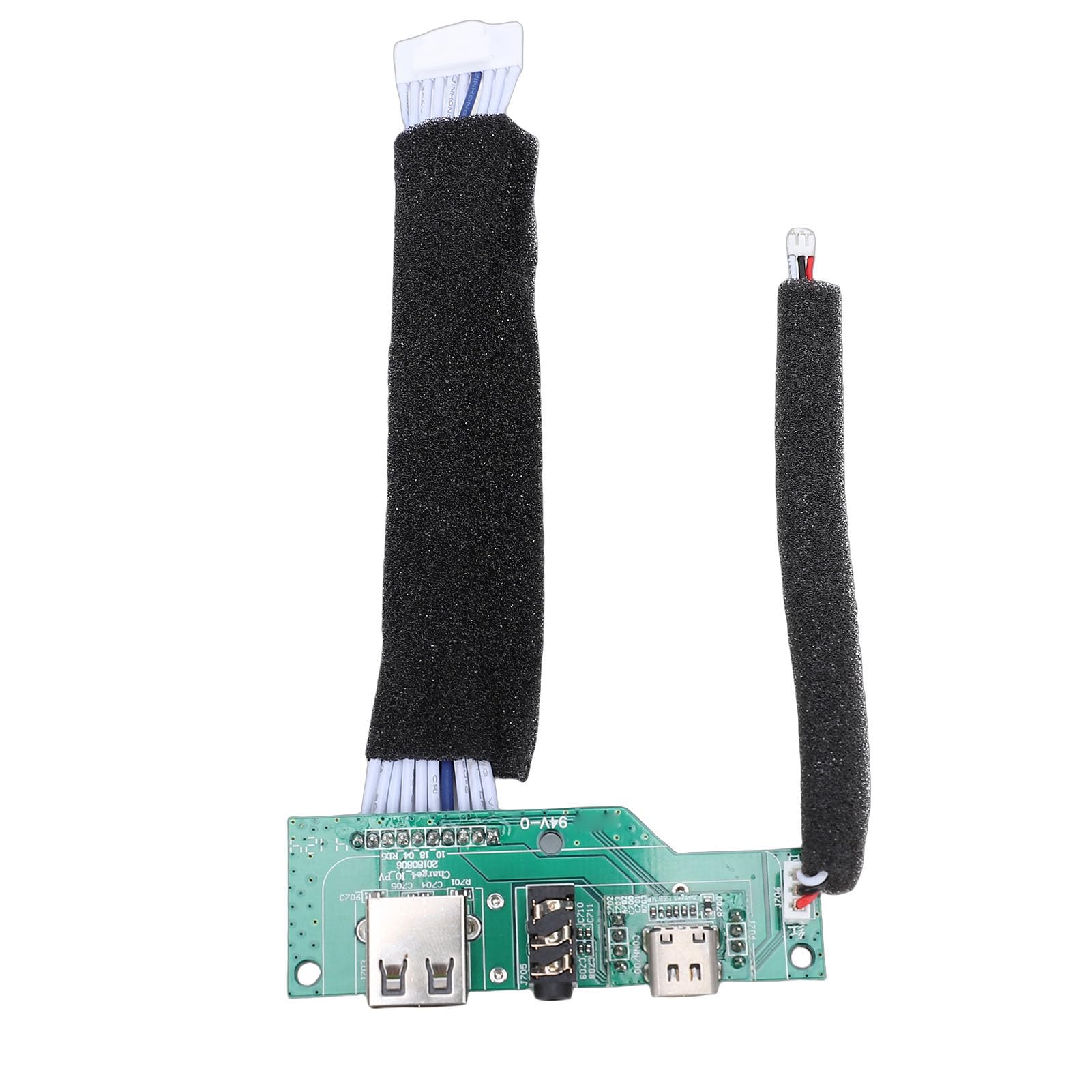 Generic Ersatz der Ladeanschlussplatine für den GG-Lautsprecher der Charge 4-Version, Typ-C-USB-Anschluss-Stromversorgungsmodul, Robuste Leiterplatte mit Anschlussdesign, Ideal für die Reparatur des