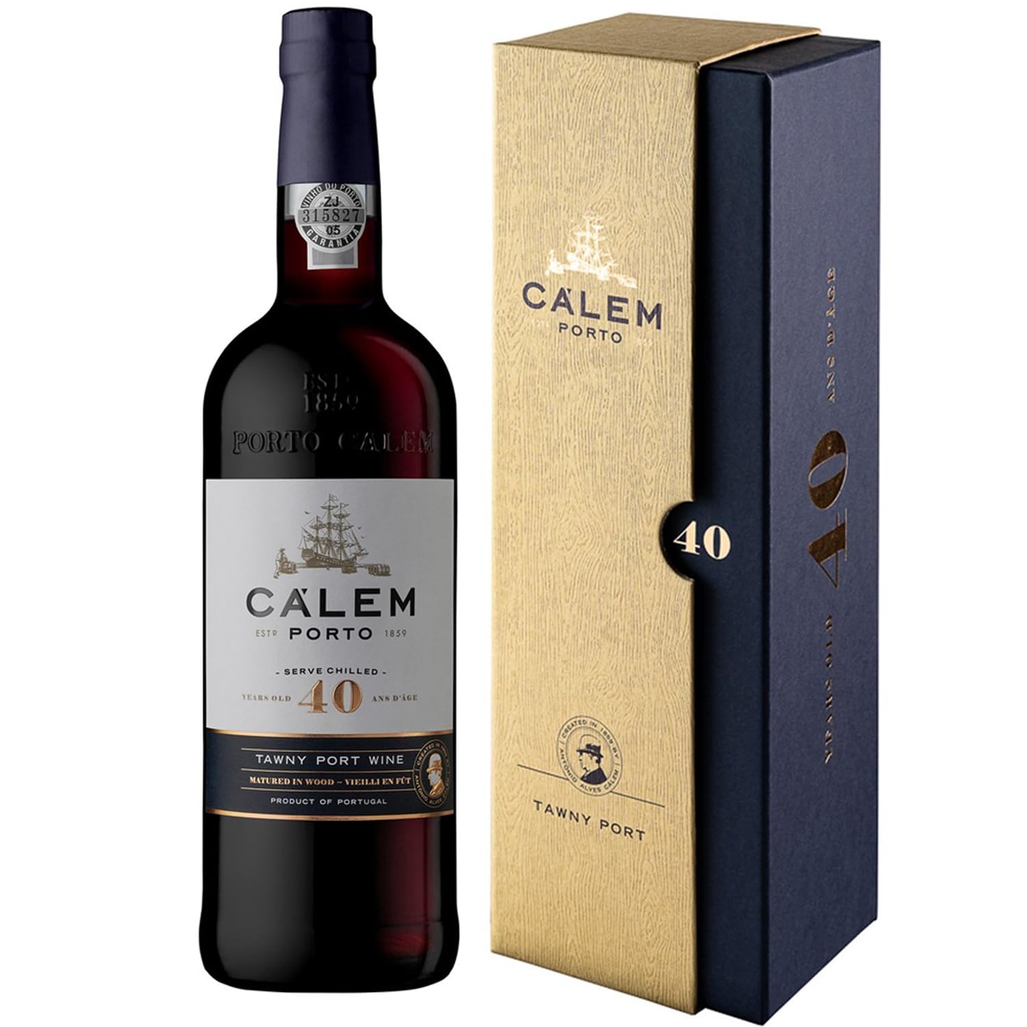 Vin de Porto Calem 40 anos - Vin Fortifié