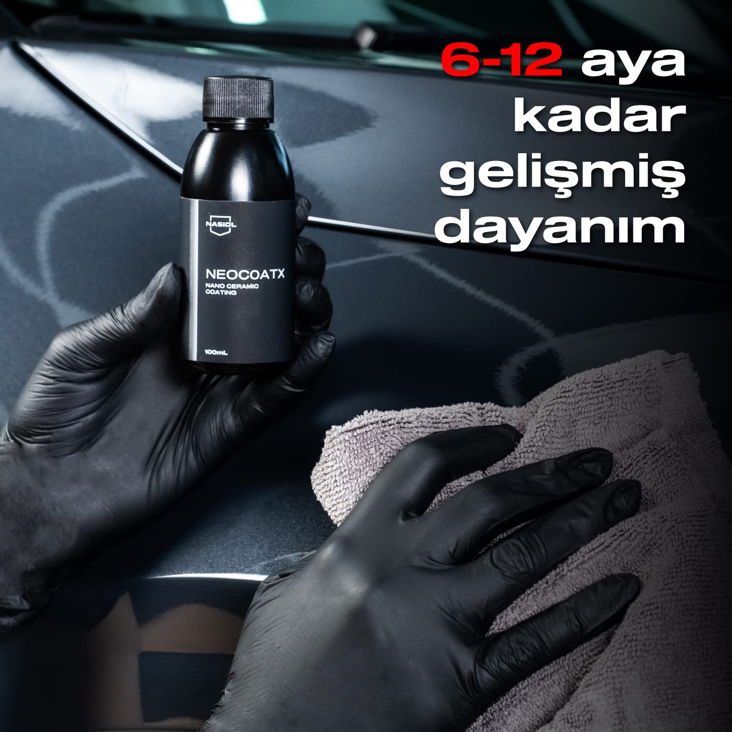 Nasiol Neocoatx Araç Nano Seramik Kaplama Ve Boya Koruma-100 Ml-1 Yıl Etkili-5 Araca Kadar Kaplama, Oto Detailing Kiti, Araba Boya Bakımı, Hidrofobik Nano Koruma, Boya Parlatma