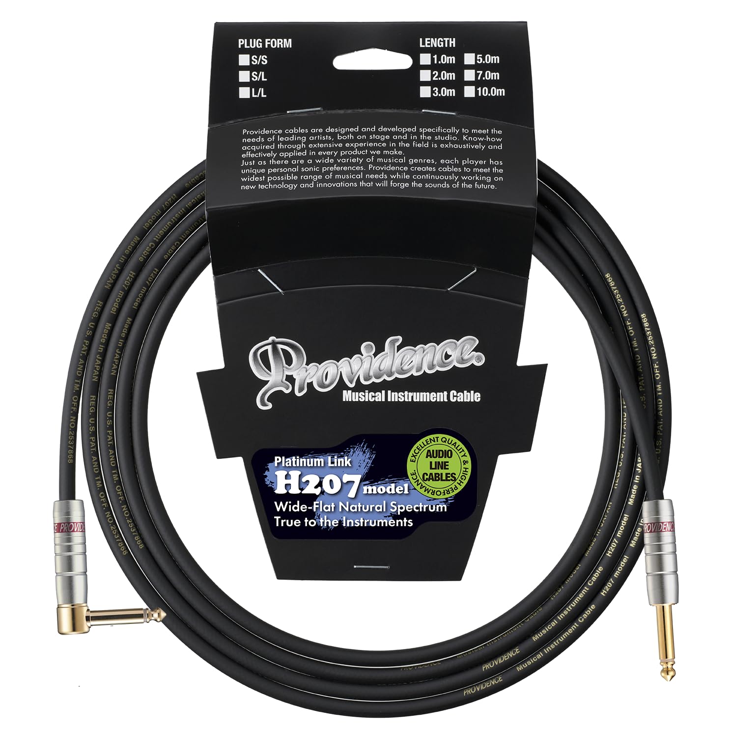 Amazon | Providence プロビデンス シールドケーブル H207 3m S/L