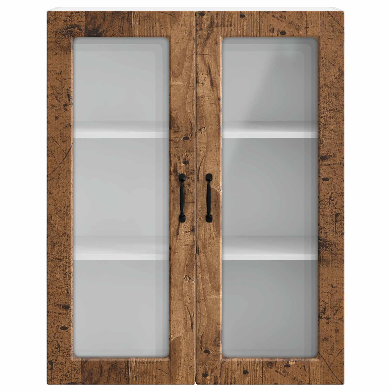 Armadio 80x31x100 cm con 2 ante con 3 ripiani in legno