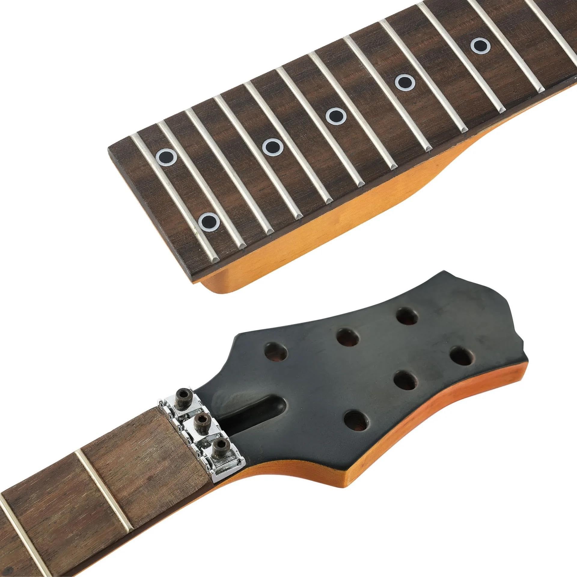 gryf gitary Matte 24 Fret 25,6-calowa Gitara Z Podstrunnicą Z Drewna Różanego Do Poduszki Z Blokadą Szyi LP