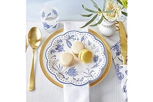 Kate Aspen Elegant Blue Willow Paper Plates