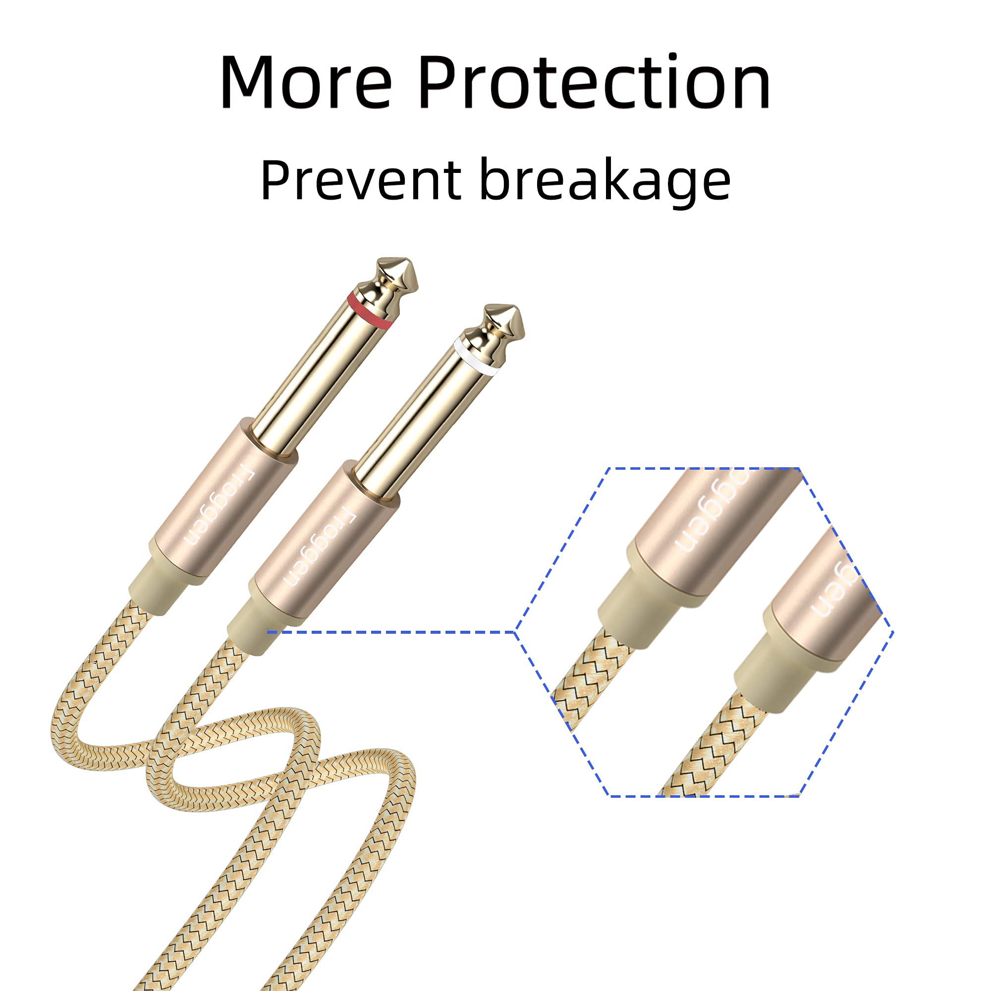 Cavo Jack Rca Cavo Audio Stereo 5m – Da Jack 3,5mm A 2 RCA (sinistra/destra), Con Placcatura Oro, Schermato Cavo Audio Jack 3.5 Maschio E 2 Rca - Foto 10