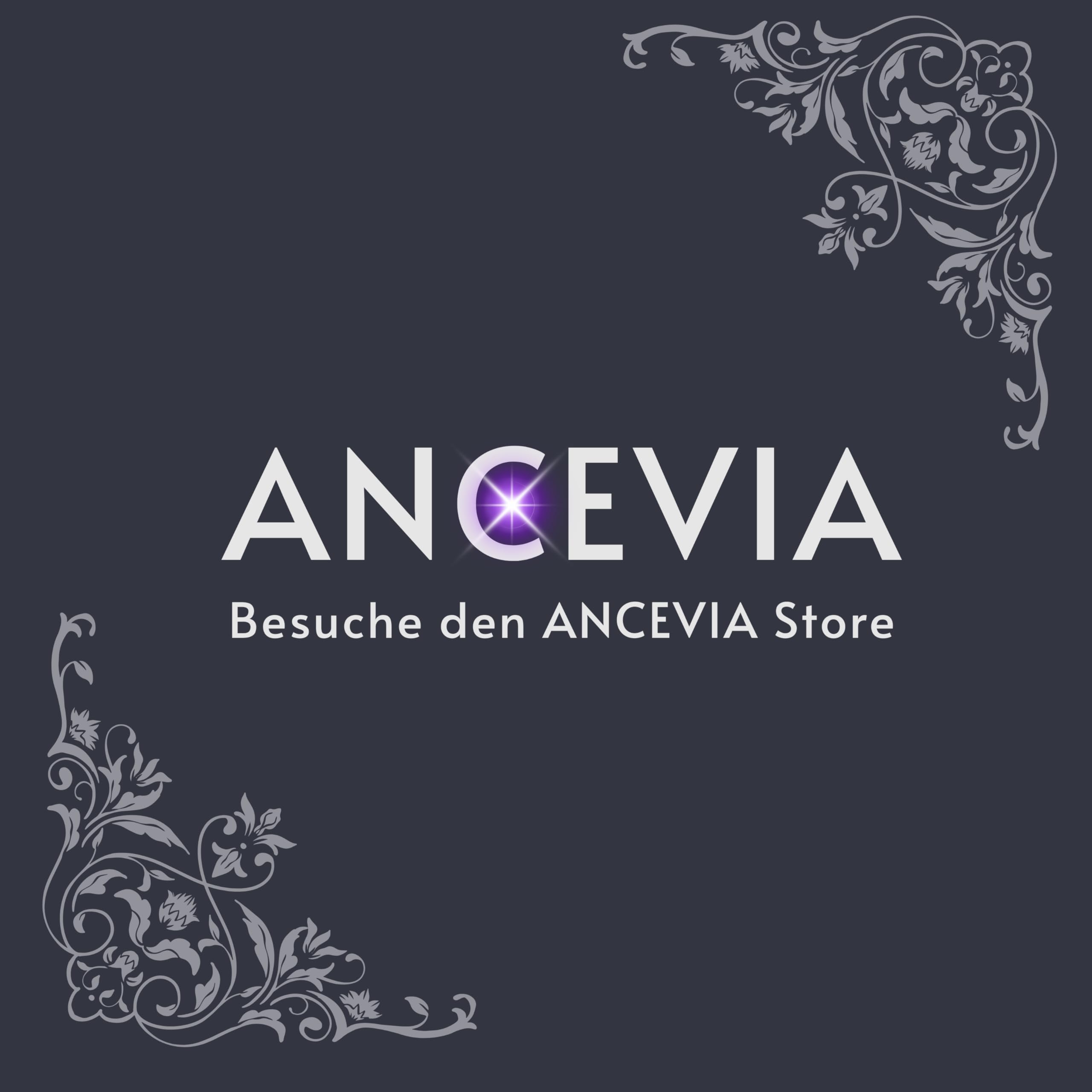 ANCEVIA edles Violettglas Vorratsglas 250 ml – 6er Set (70/400) luftdichte Vorratsdose mit Deckel | Miron Aufbewahrungsgläser, Glasbehälter mit Deckel für z.B. Nüsse, Zucker, Tee & Kräuter
