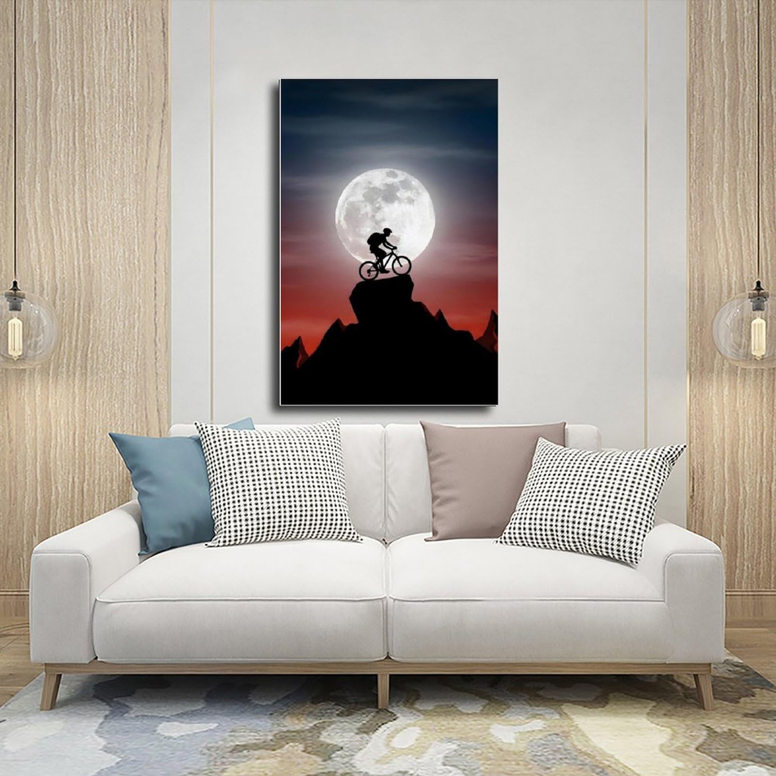 Poster su tela per dormitorio, decorazione regalo