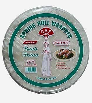 Three Ladies Spring Roll Rice Paper Wrappers - Rosehive Superfoods Box