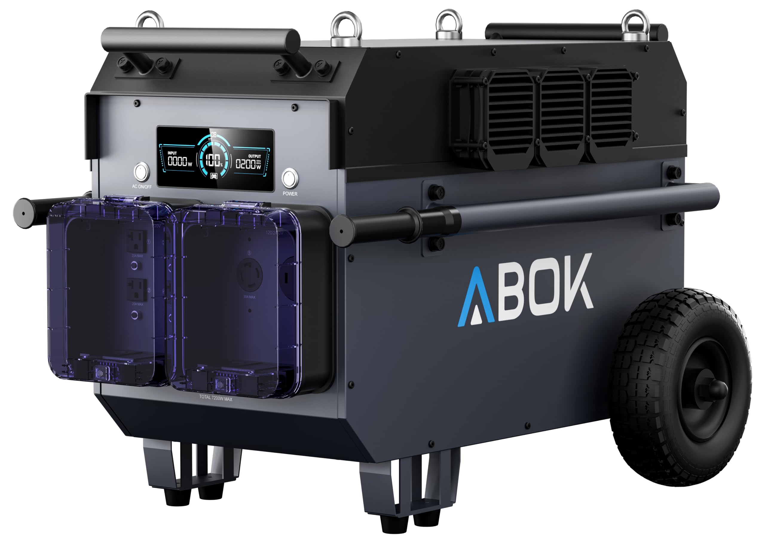 Amazon.com: ABOK Ark7200 Plus Portable Power Station, 7200W AC