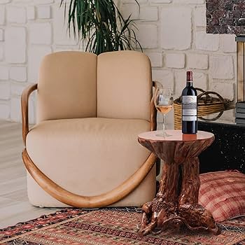 天然楢【神秘的な合体樹＊3本の木が一体化/森と大自然の切り株テーブル】ちゃぶ台 天然楢【神秘的な合体樹＊3本の木が一体化/森