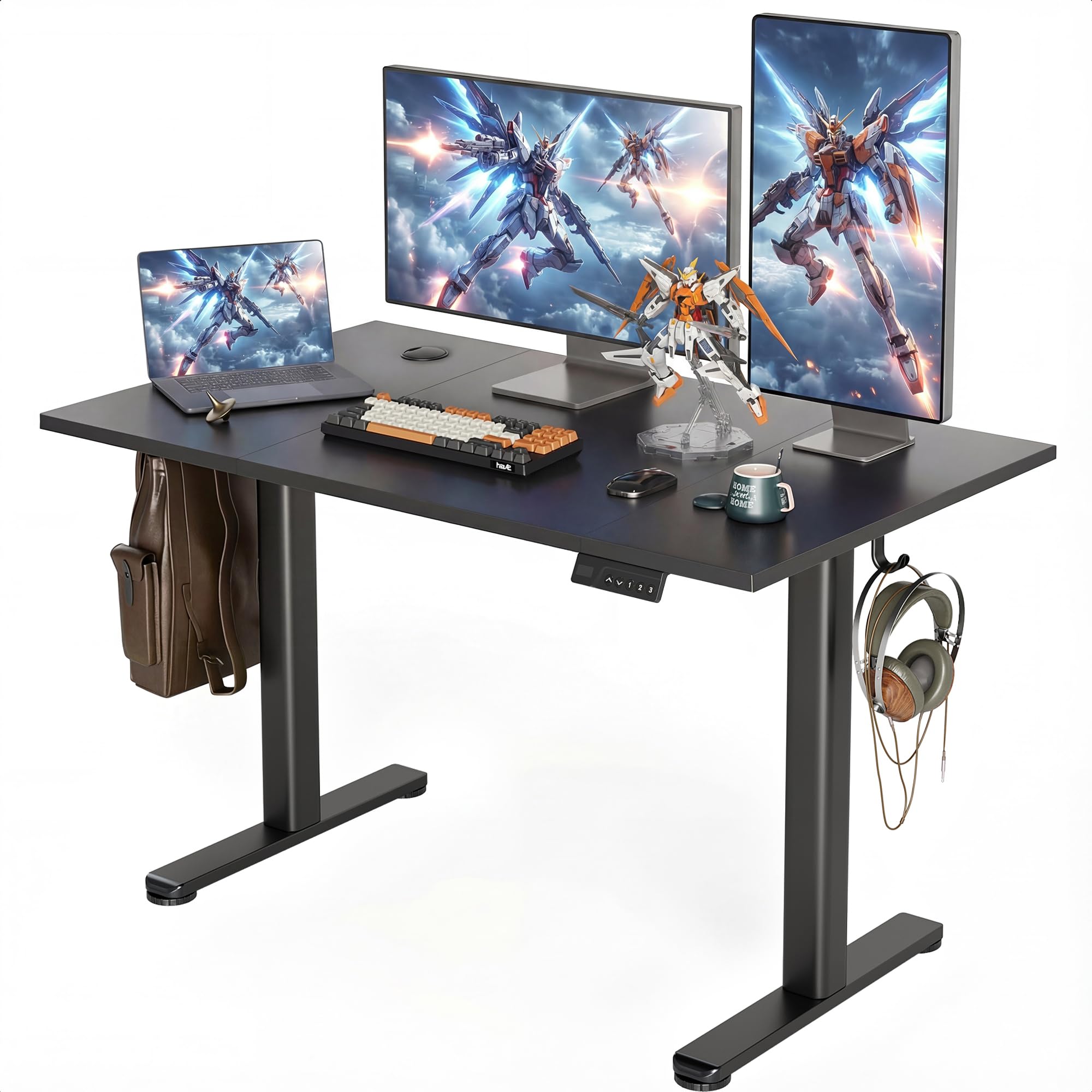 INNOVAR Electric Standing Desk Adjustable Height Stand up Desks 48 x 24 Inches Sit Stand up Desk for