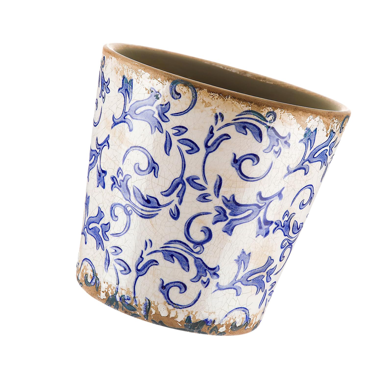 Piceioep Retros Ceramic Pots Featuring Built in Drainage Ensuring Plant Health for Any Indoor or Outdoor Setting Garden Planter