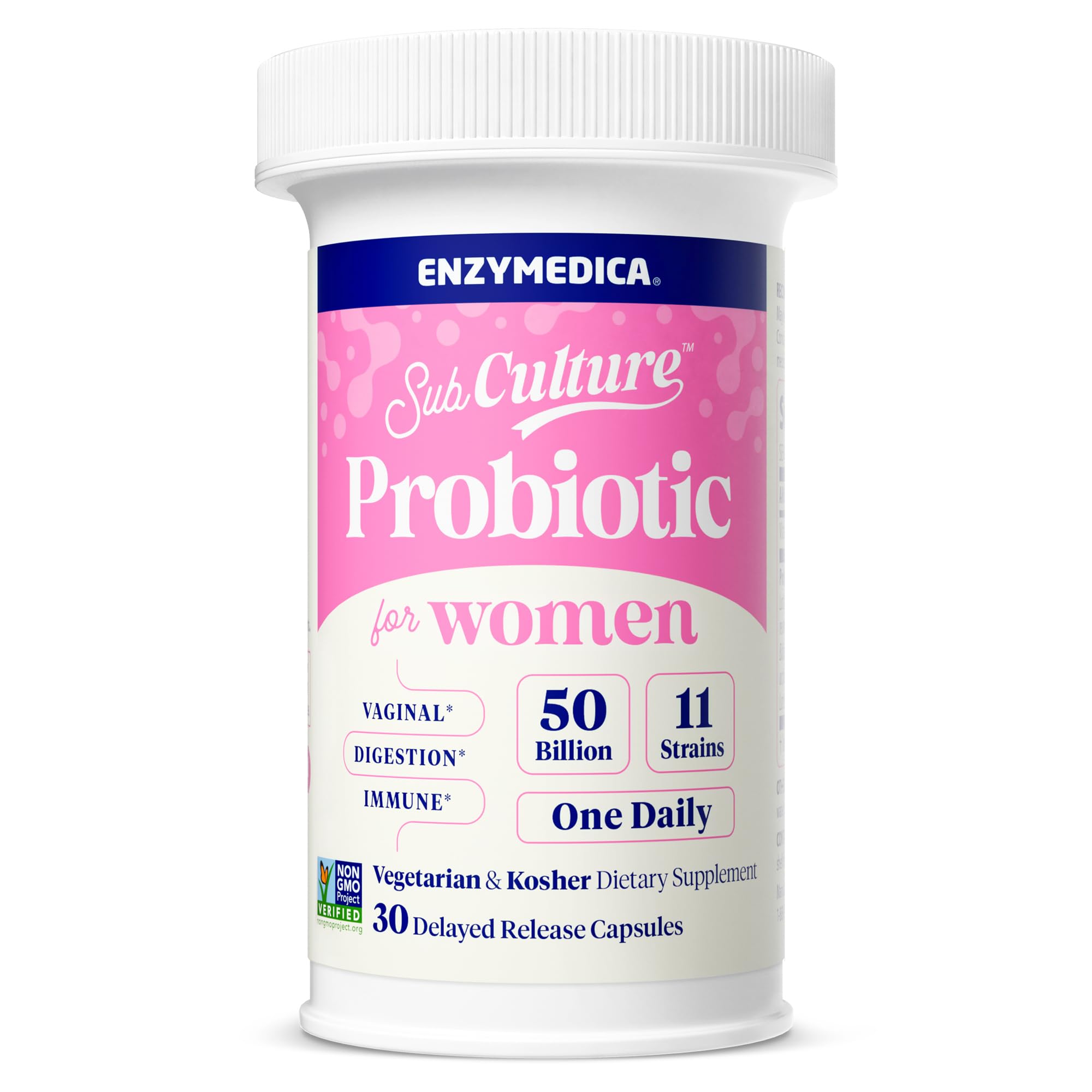 Amazon.com: Enzymedica SubCulture Probiotics for Women, 50 Billion