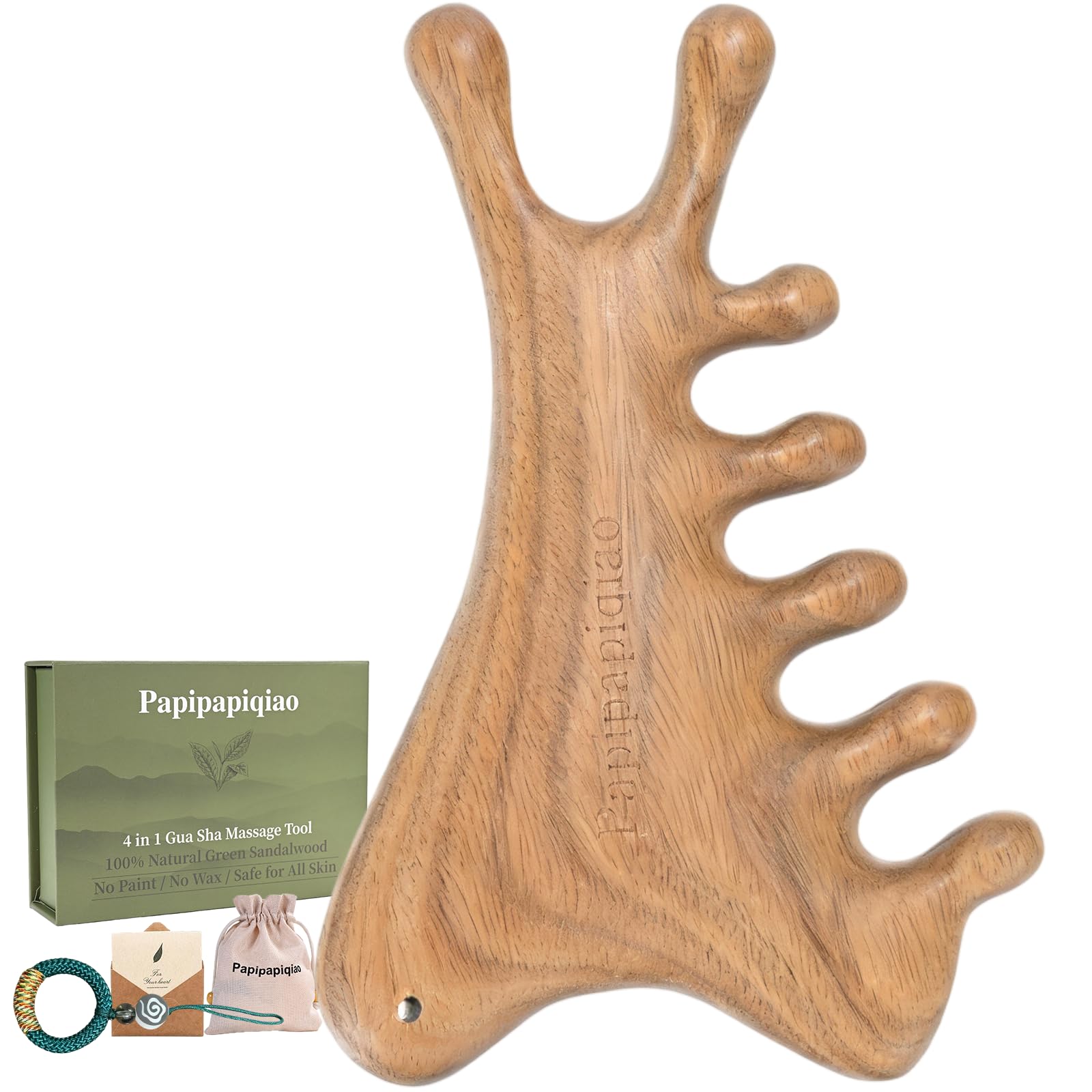 Gua Sha Tool for Face Body Gua Sha Sculpting Tool Wooden Gua Sha Tool Face Jawline Shaper Lymphatic