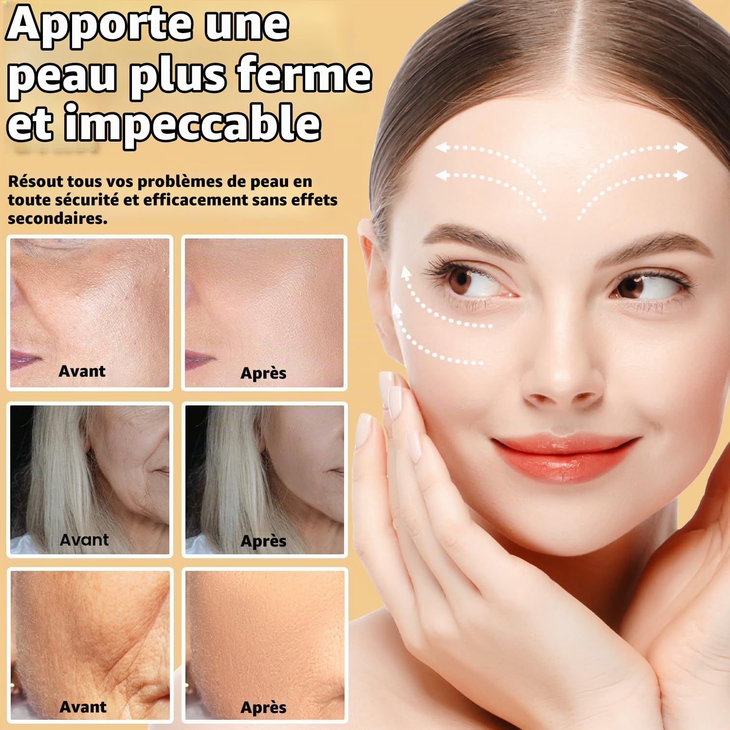 Appareil Anti Rides Visage - Autorisé par la FDA - UUPAS Rouge