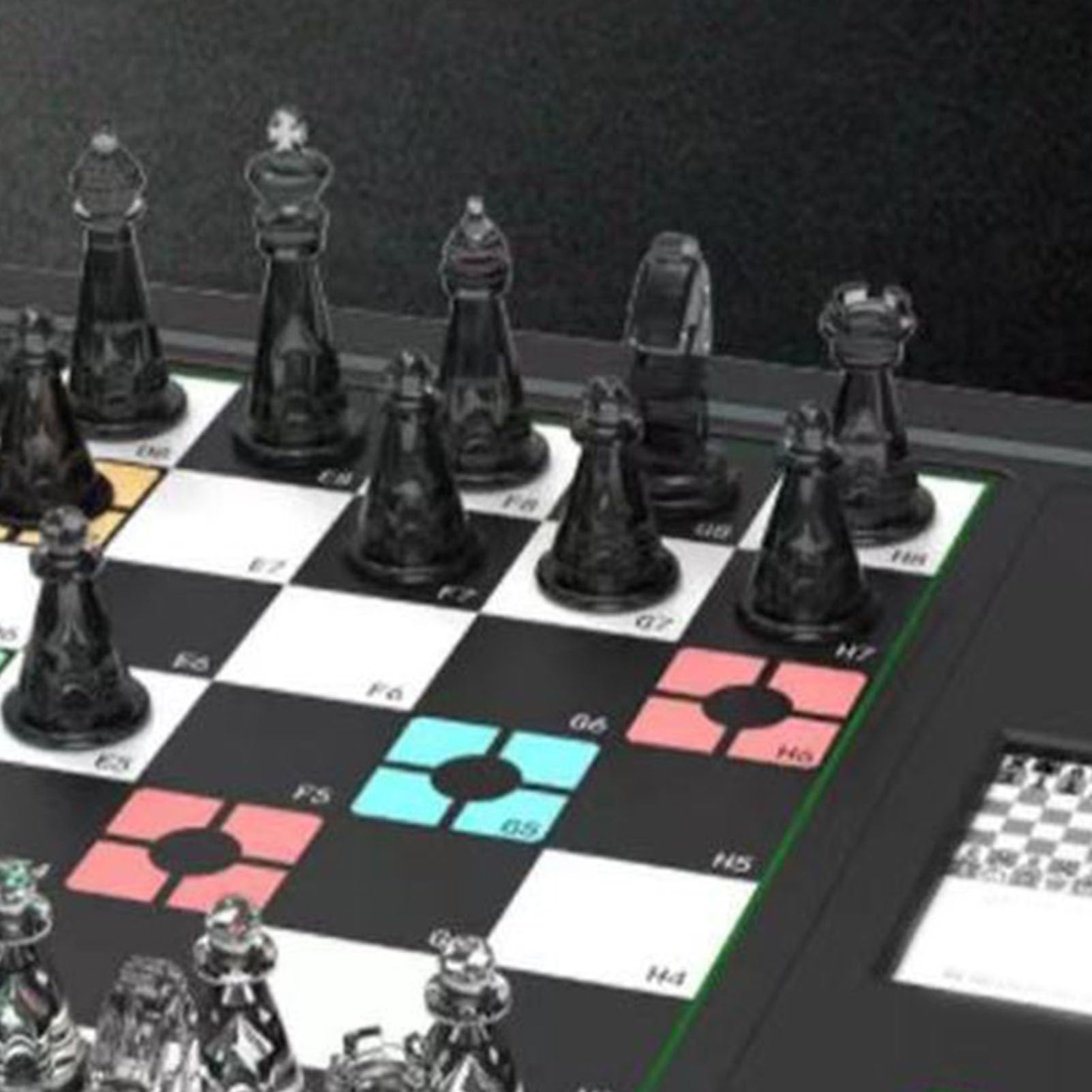 Elektronisches Schach, Computer-Schachbrett mit KI-Gegner, Elektronisches Schachspiel, 3 Spielmodi, Magnetisches Computer-Schachspiel, Computer-Schachspiel, Elektronisches (Black)