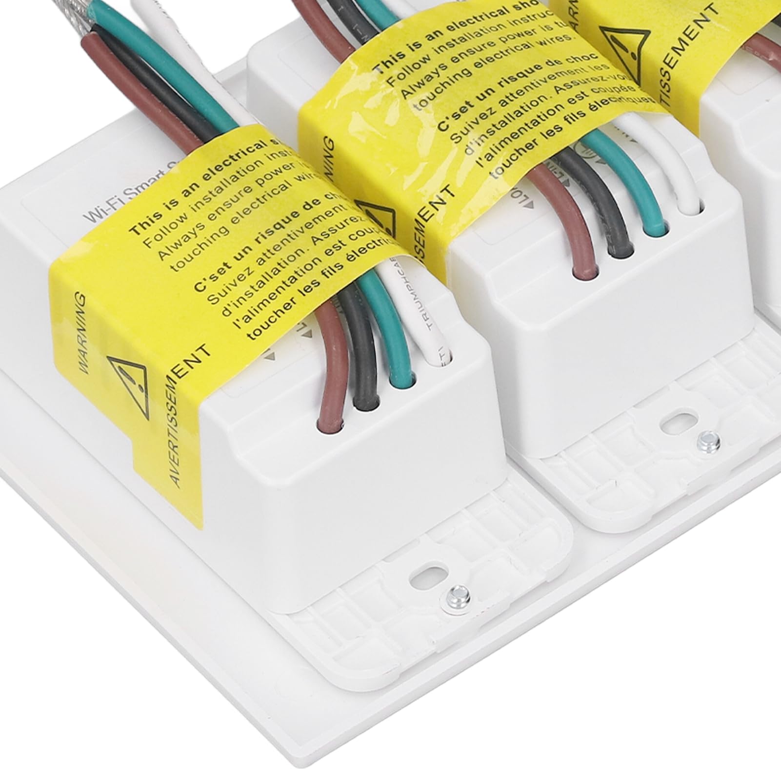 Domary Interruptor de Luz de Pared WiFi Inteligente Control Remoto por Voz Diseño Táctil para una Vida Cómoda AC100~240V