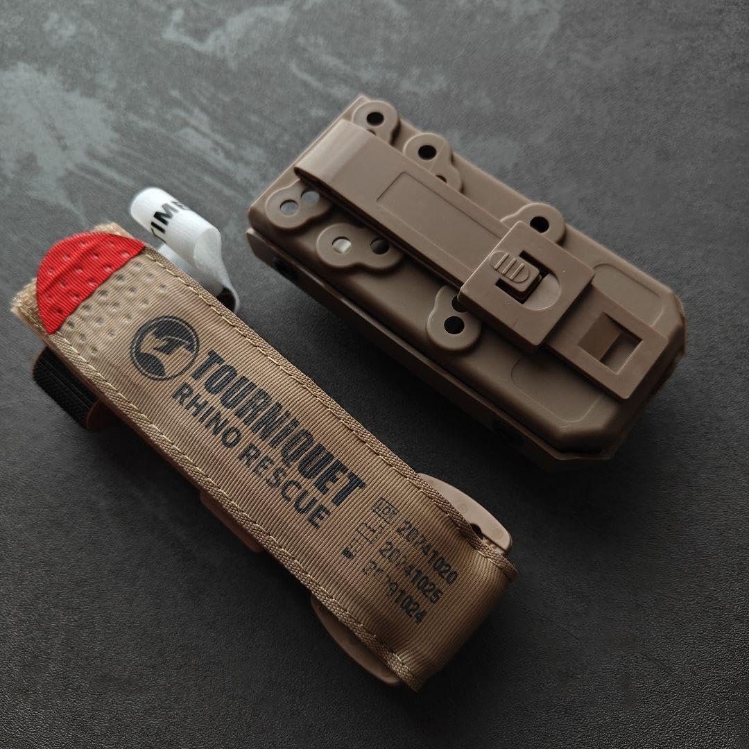 新品 実物　RHINO TACTICAL　米国FDA認証　IFAKキット　TAN Amazon.co.jp: 実物 米国FDA認証 RHINO TACTICAL 止血帯セット