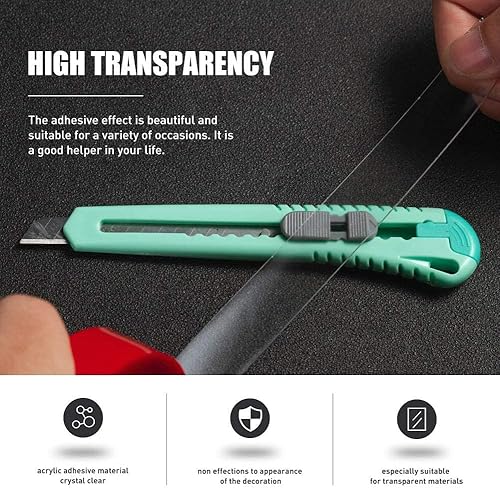 Miniatura 4 de Cinta adhesiva acrílica de doble cara de reparación de teléfono móvil de 0.079 in/0.118 in x 82.0 ft, cinta de reparación de pantalla táctil LCD,