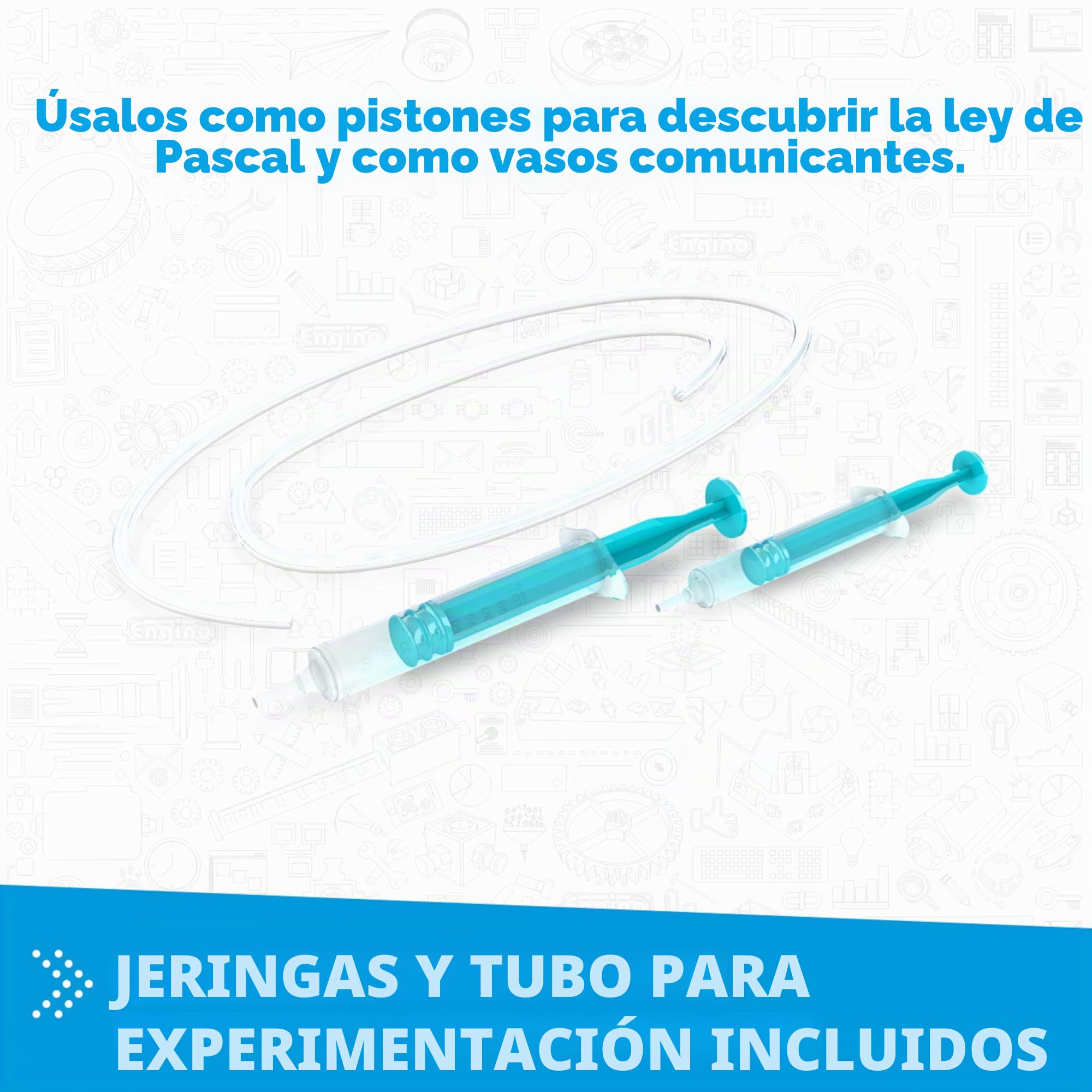 Engino Juguetes STEM, dinámica de fluidos, juguetes de construcción para niños de 9 años en adelante, kit educativo, regalo para niños y niñas, divertidos proyectos STEM, kit de ingeniería (6 opciones