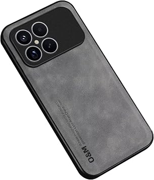 Microcase Xiaomi Poco F8 Pro/Redmi K90 Deri Kaplama K l f AL4970 Siyah
