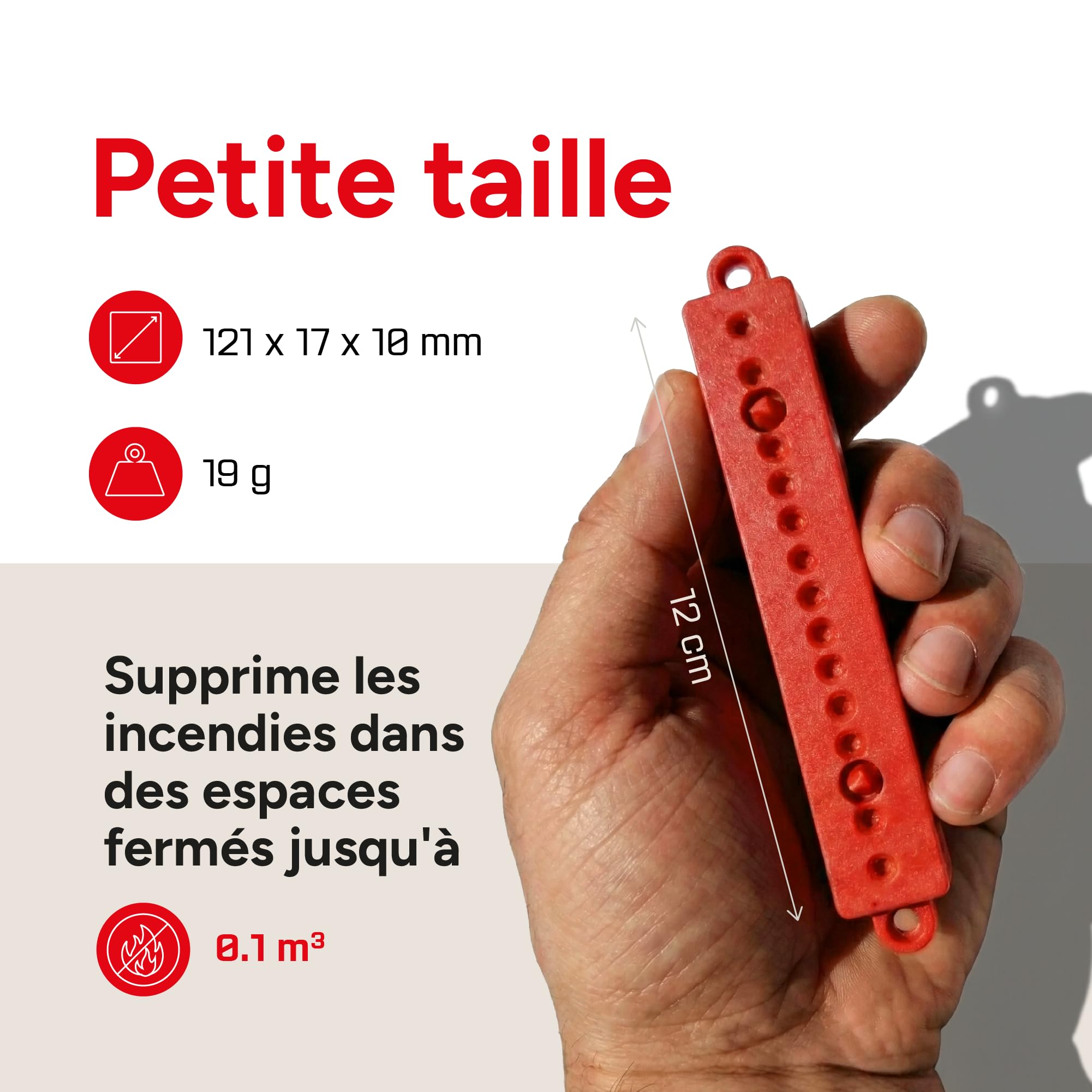 Petit Extincteur Automatique (2 Pièces) | Pour tableaux électriques, fusibles, batteries lithium, onduleurs, véhicules, bateaux et compartiments techniques.