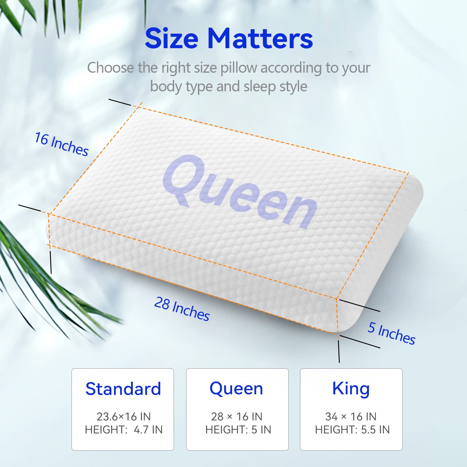 Chart Dimensions Of A Queen Pillow Pillowcase Size Chart Are