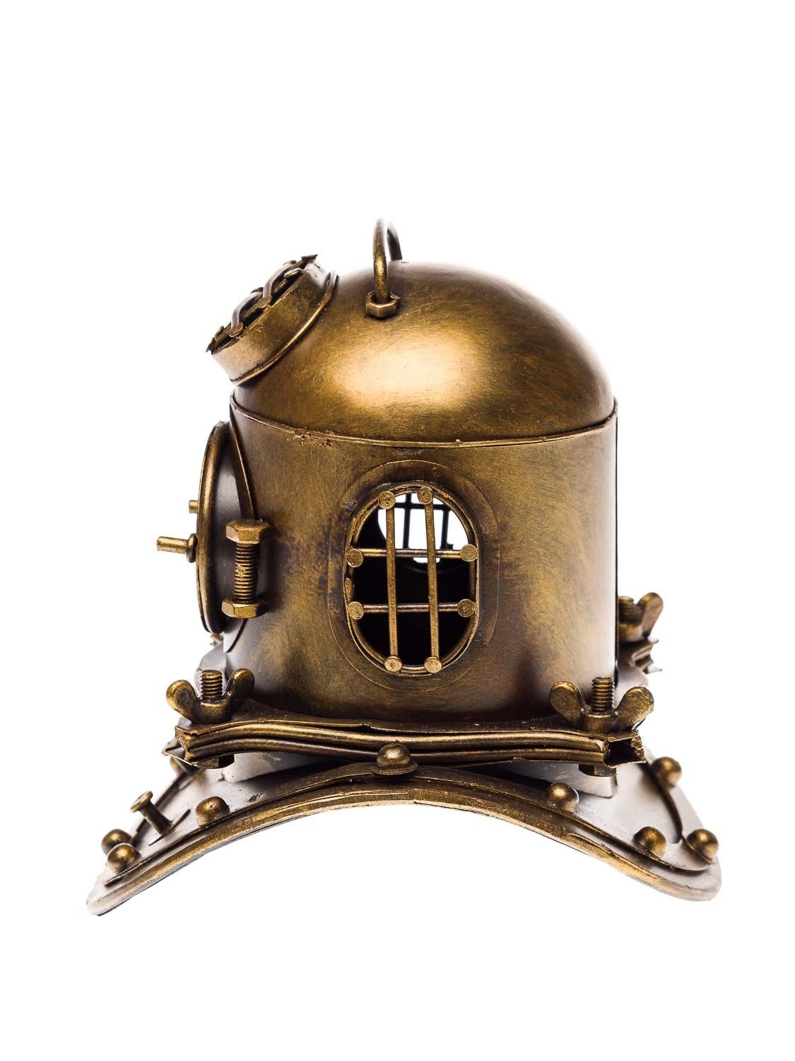 aubaho Scaphandre Casque de plongée décoration métal Style Antique 18cm