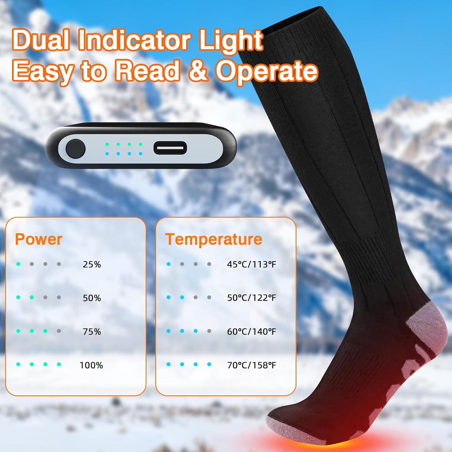 Ferdiiz Heated Socks Usage Scenarios