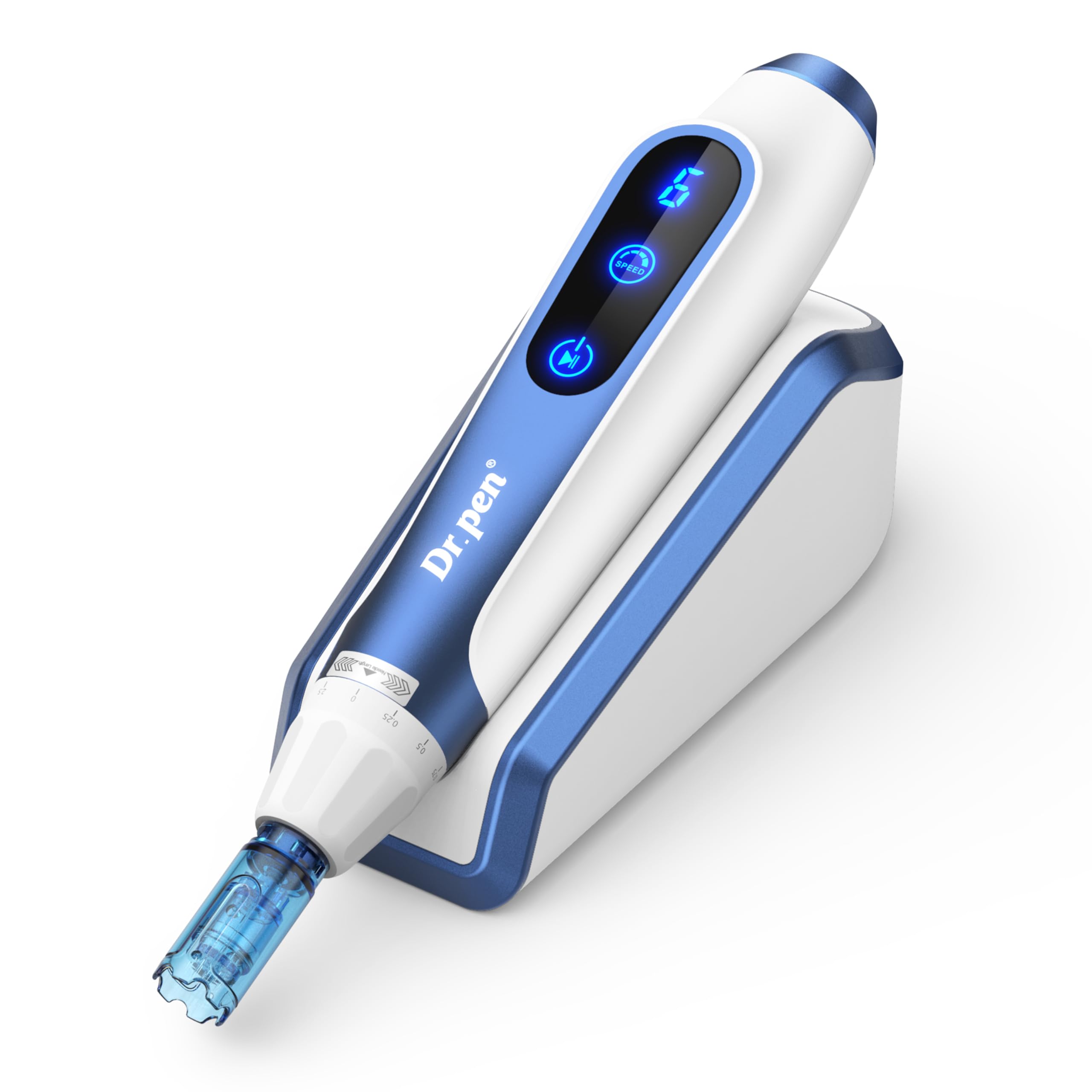 CHUSE Bolígrafo de microagujas A11 – eficaz contra las arrugas | Base de sensor inteligente, cómodo diseño inalámbrico, ideal para salones de belleza y en casa | perfecto regalo de Acción de Gracias y