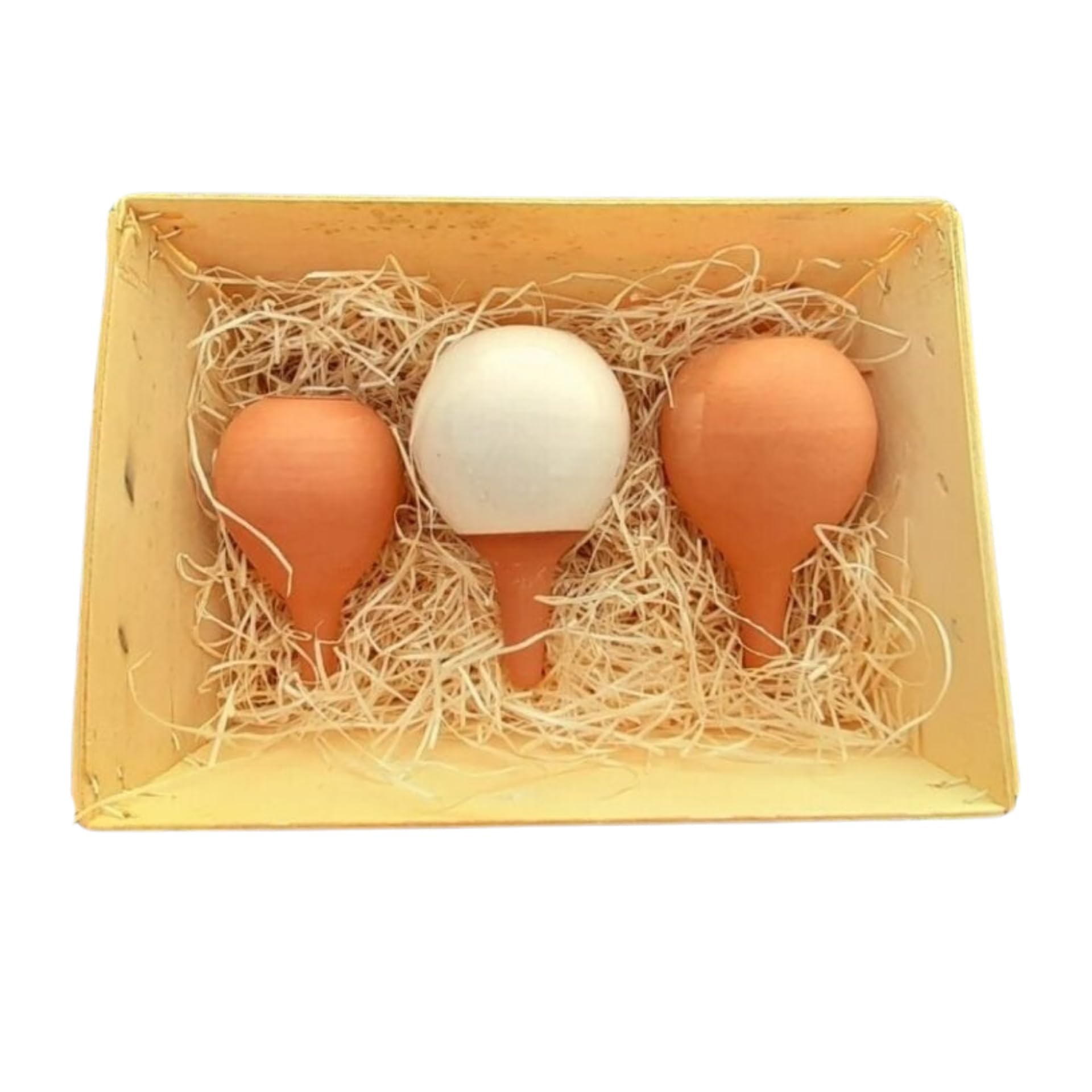 Coffret Cadeau 3 Ollas à Planter en Terre Cuite – Arrosage Autonome Écologique pour Plantes en Pot – Idée Cadeau Jardinage Originale - Fabrication française