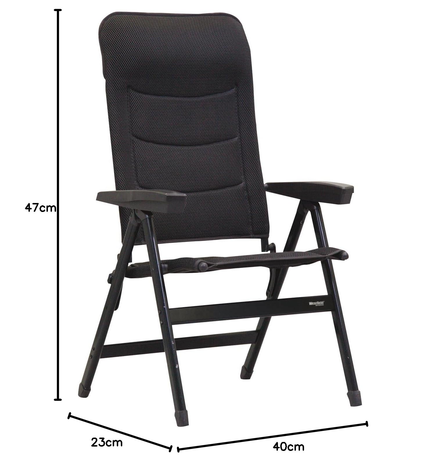 Westfield Silla DE Camping Advancer Small DL Antracita S 601/215, Metallo, Multicolor, One Size