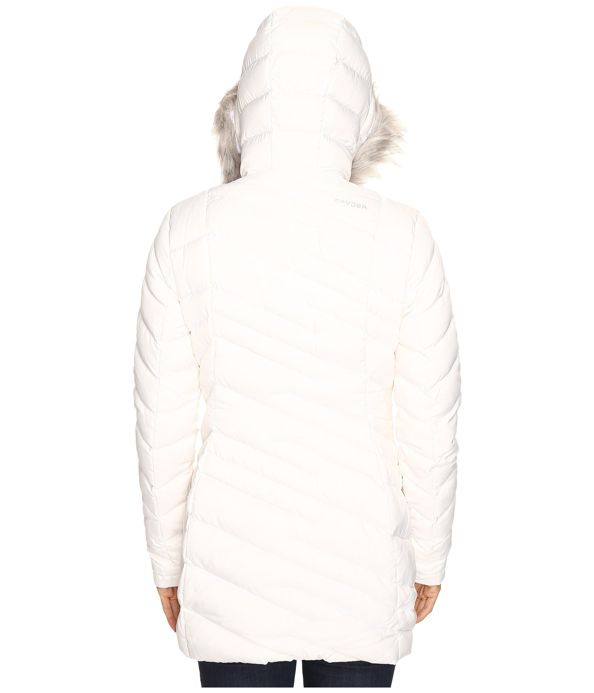 Spyder Timeless Long Faux Fur Down Jacket at 6pm