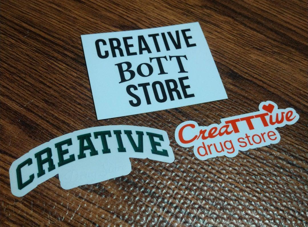 Amazon.co.jp: creative drug store BOTT ttt msw ステッカー3枚