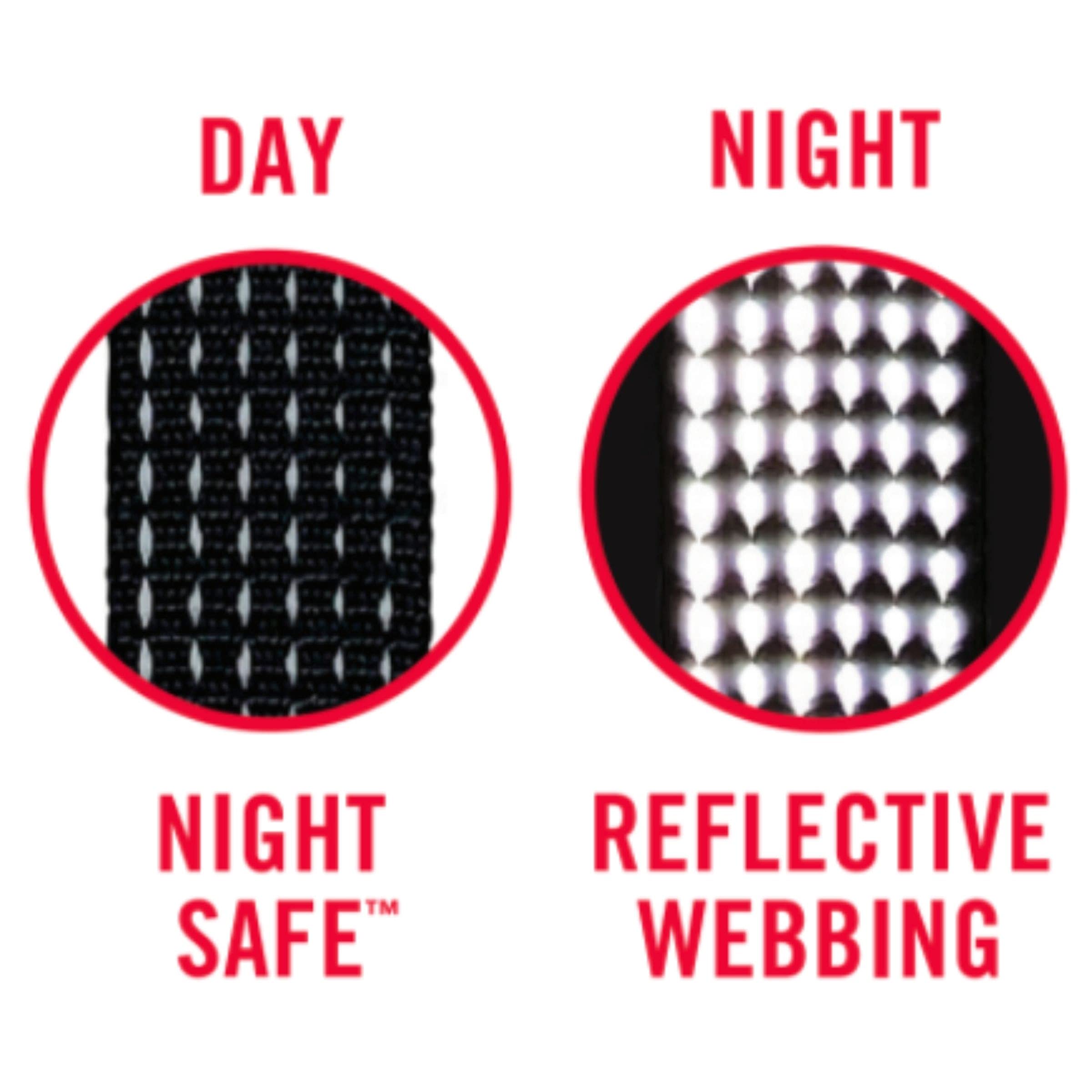 BUILT PET NightSafe Reflective Adjustable Dog Collar, Helps you See Animals in the Dark - Image 4