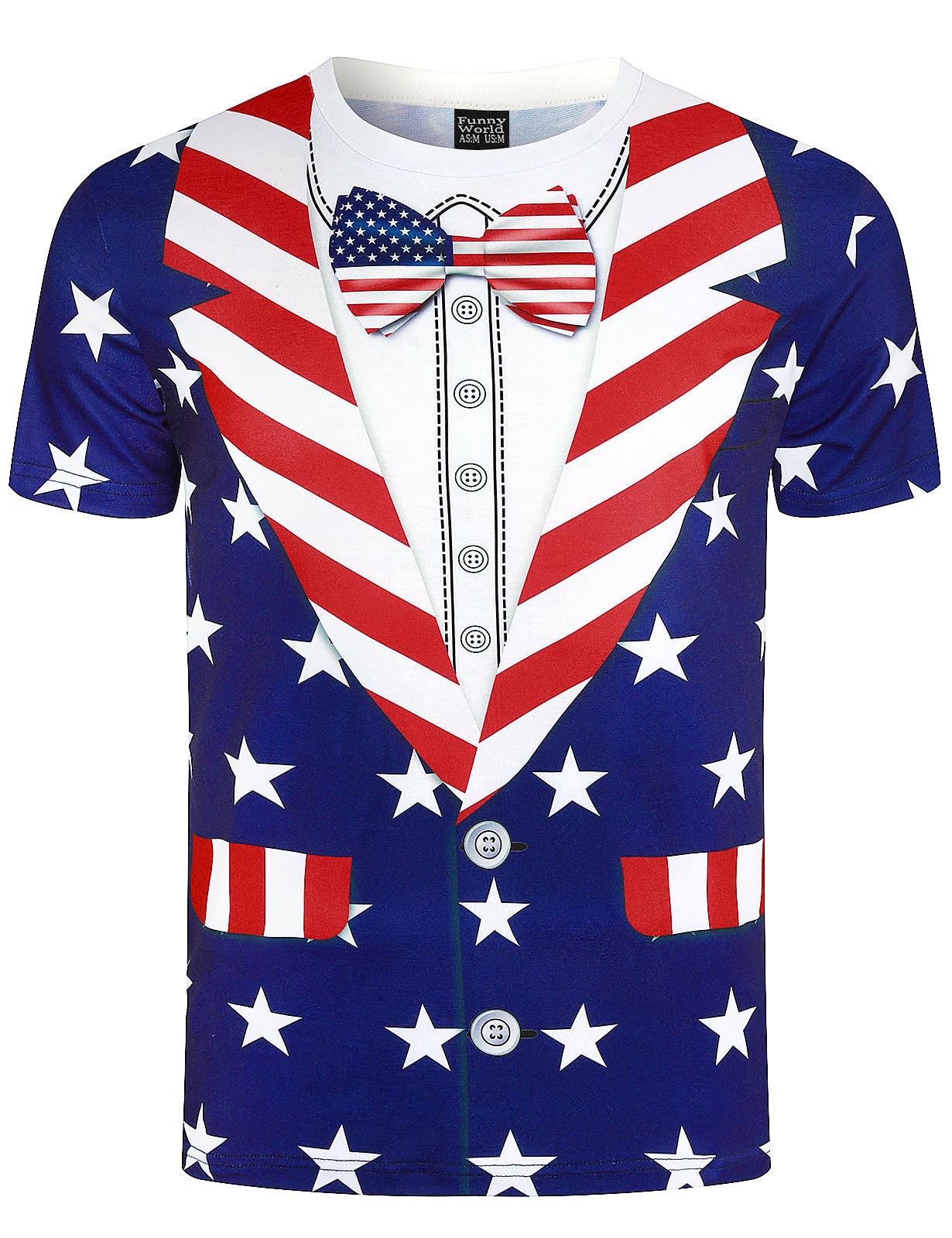 Funny World Patriotic T-Shirt