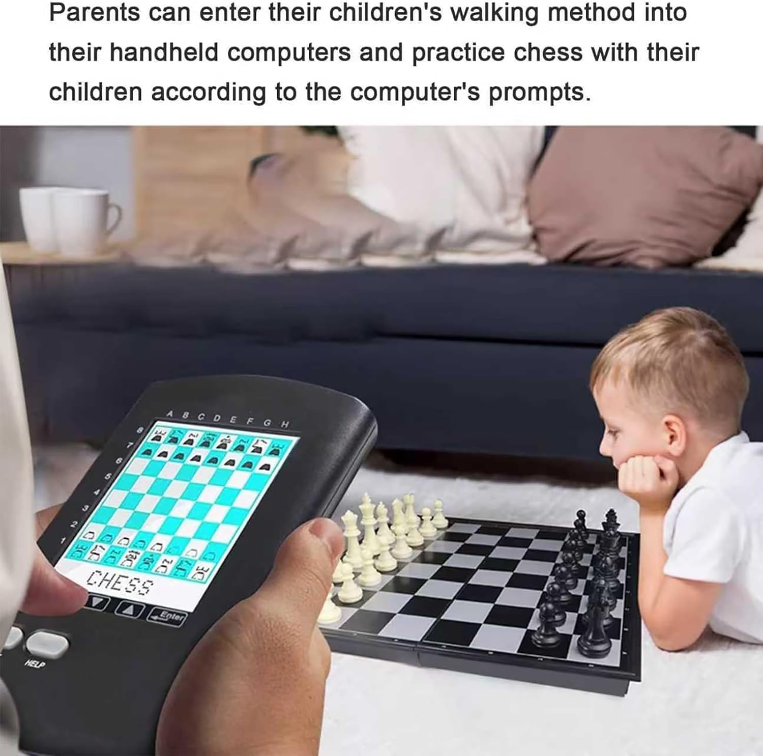 Échiquier électronique Portable, échiquier Informatisé, Avec Stylet, Réglages Horizontaux à Plusieurs Niveaux, Pliable Pour Un Rangement Pratique, Pour Les Amateurs D'échecs Et Toute La Famille