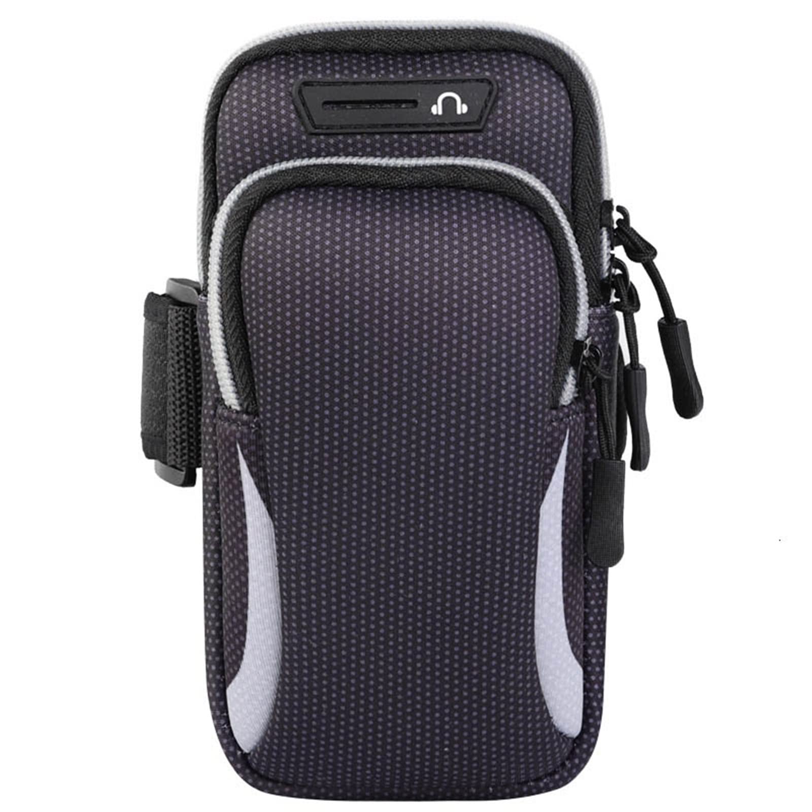 ZAPORA Arm Band Cell Phone Jogging Bag Sweatproof Sports Armband Phone Case On Hand For Outdoor Running (Color : Gray)-image-44