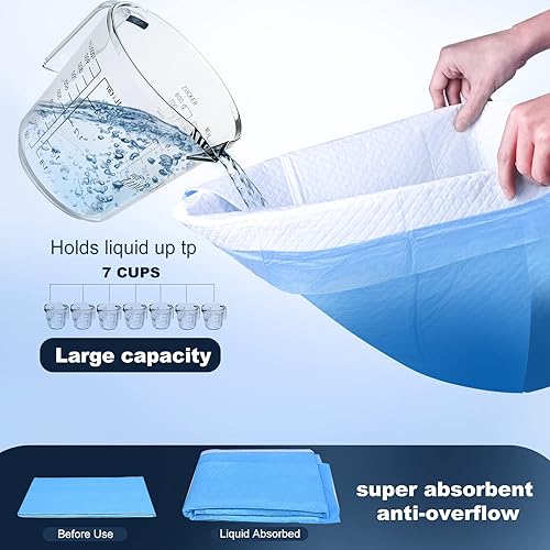 Miniatura 3 de Boscute Almohadillas gruesas de 6 capas pesadas y absorbentes, XL de 36 x 24 pulgadas, almohadillas de entrenamiento de perros para entrenamiento de