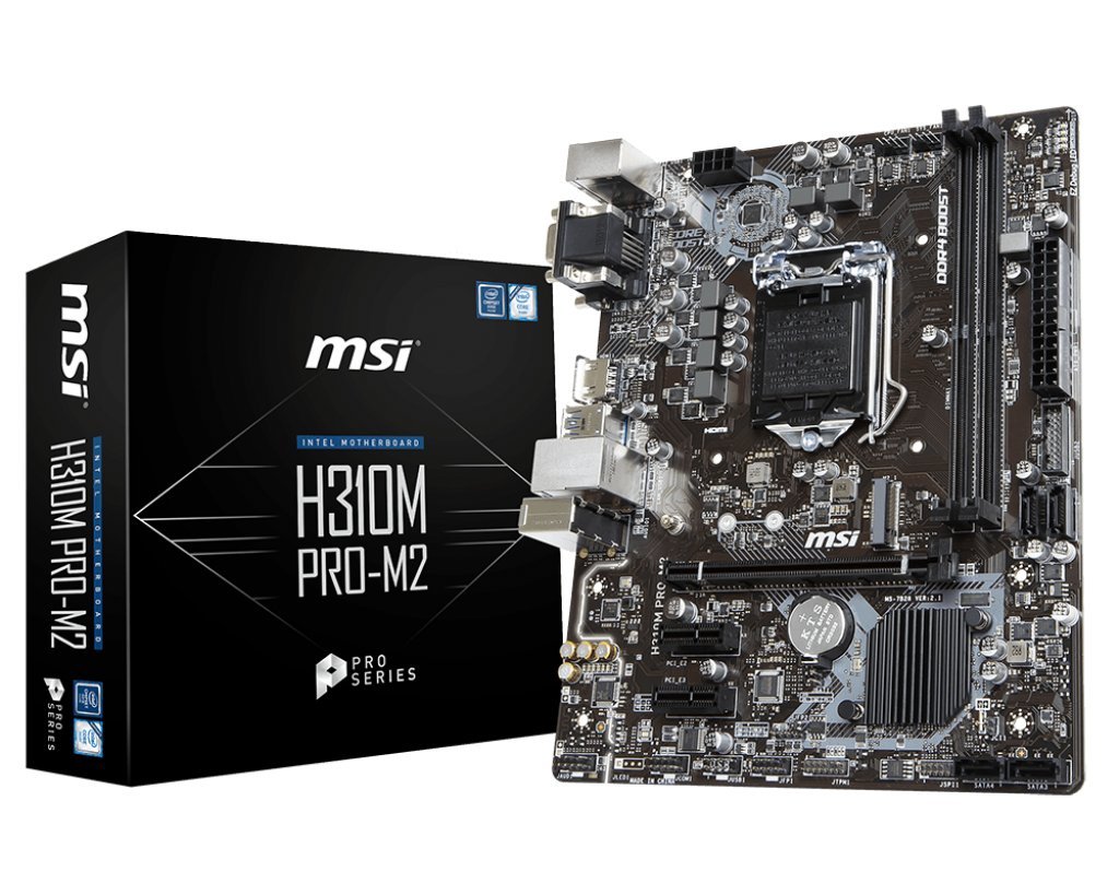 Msi Pro Series Intel Coffee Lake H310 Lga 1151 Ddr4 Desertcart UAE