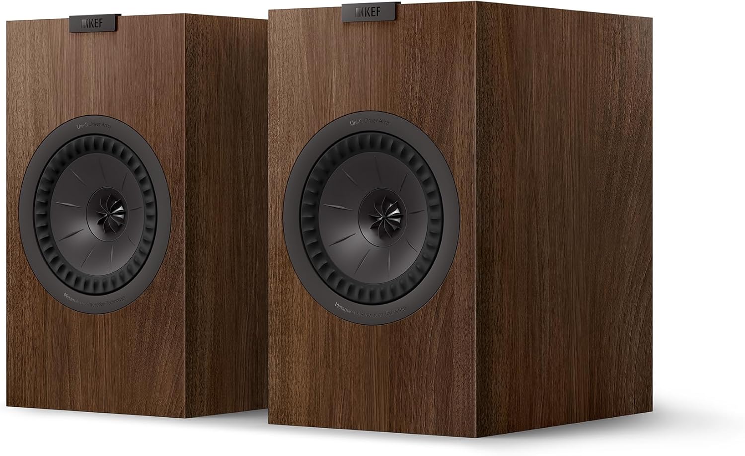 KEF Q3 Meta Kitaplık Hoparlörü (Ceviz, Çift)