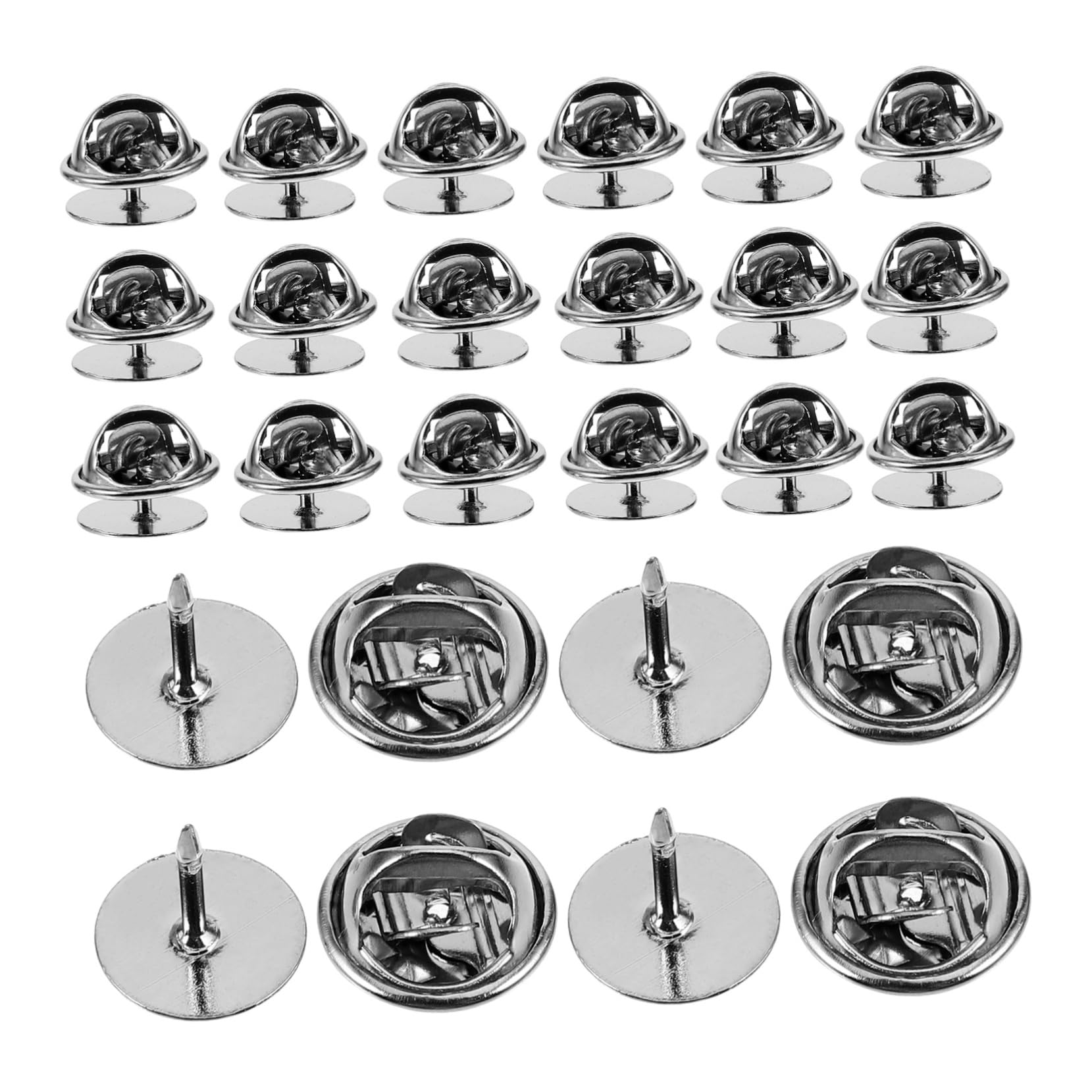 HOMSFOU Versatile Craft Making Pins Brooch Backs Pin Accessory Clutch Backs Tie Slide