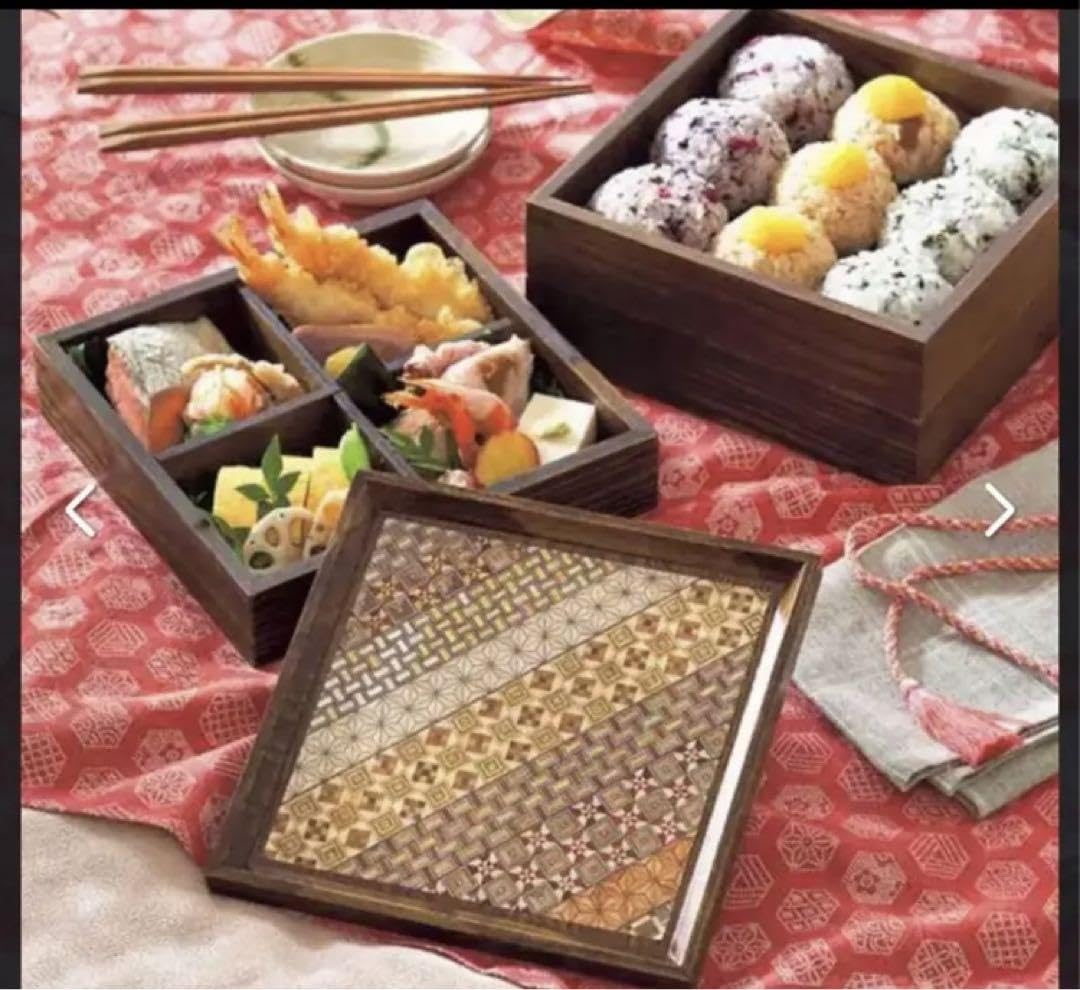 Amazon.co.jp: 箱根 寄木細工 三段重箱 : おもちゃ