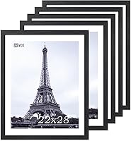 Vista 65 de VCK Marco para póster con plexiglás pulido, juego de 5 formatos horizontal y vertical, incluye piezas metálicas para colgar, 18 x 24 pulgadas