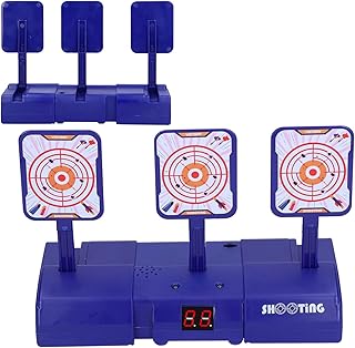 LCD Electric Target, Game Electric Target Auto Reset Electric Target Electric Scoring Target Electric Shooting Target Game for Indoor Outdoor Home School(Moving Target)